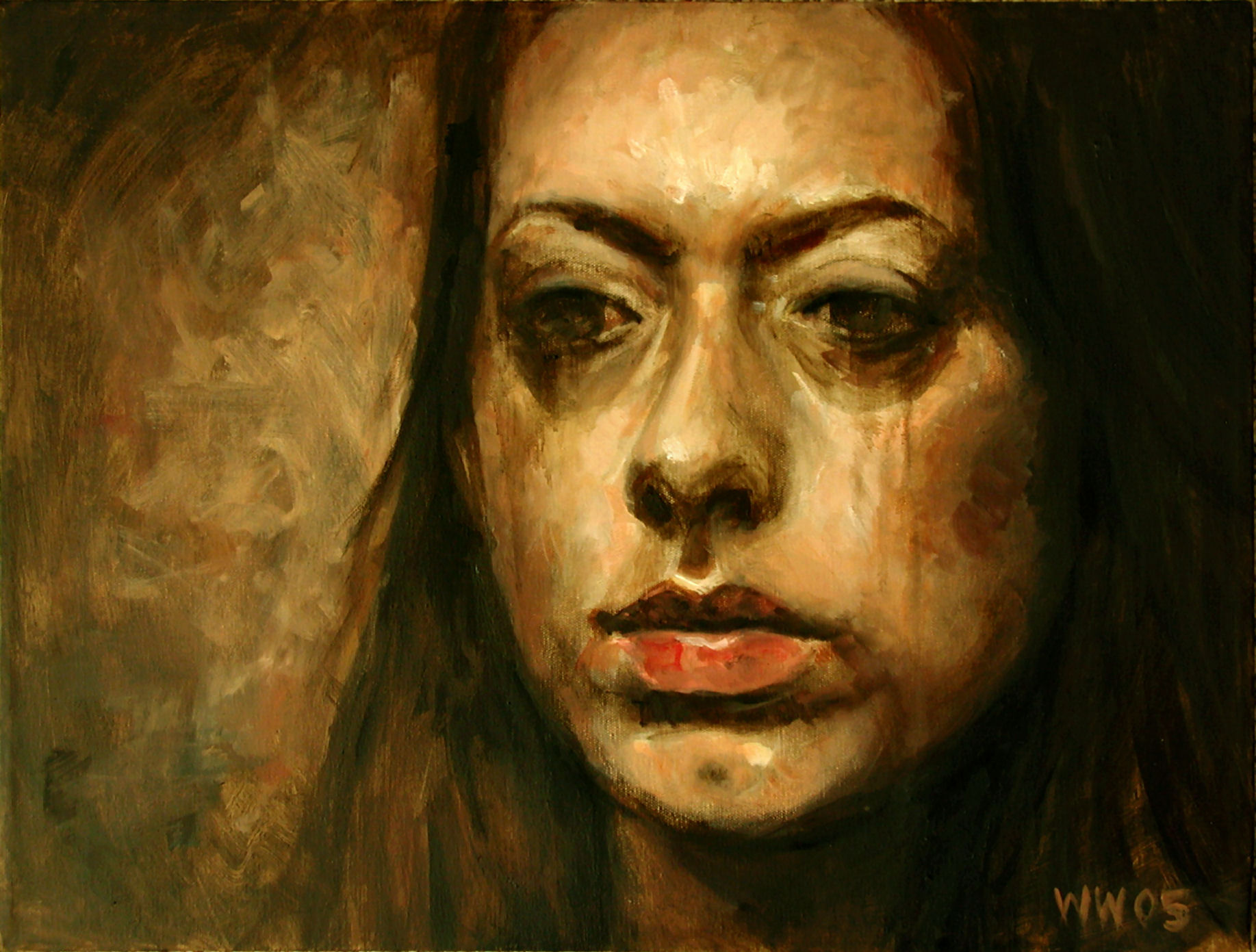 Tristesse - selfportrait Jan.2005